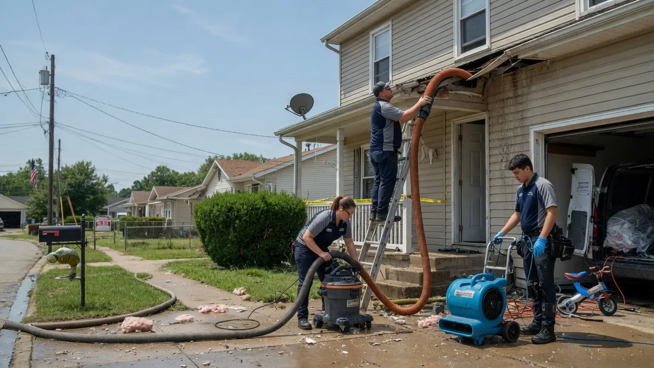Water Damage Restoration in La Plume, PA near me